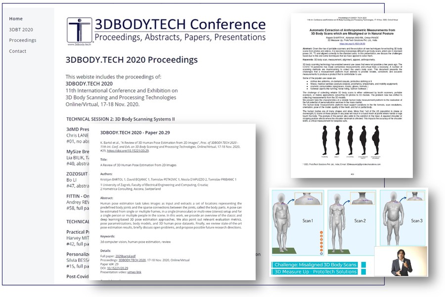 3DBODY.TECH2020 Proceedings