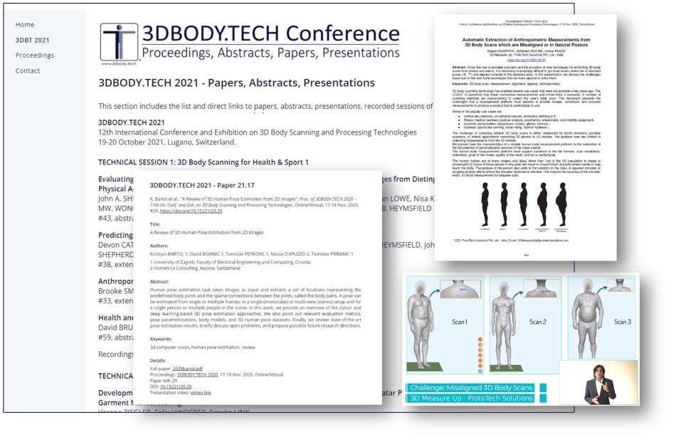 3DBODY.TECH2021 Proceedings