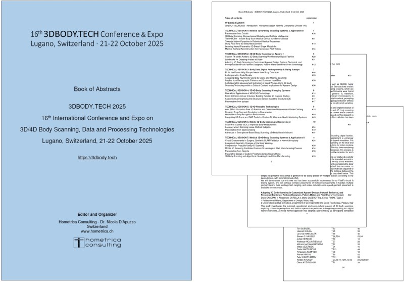 3DBODY.TECH 2025 - Book of Abstracts
