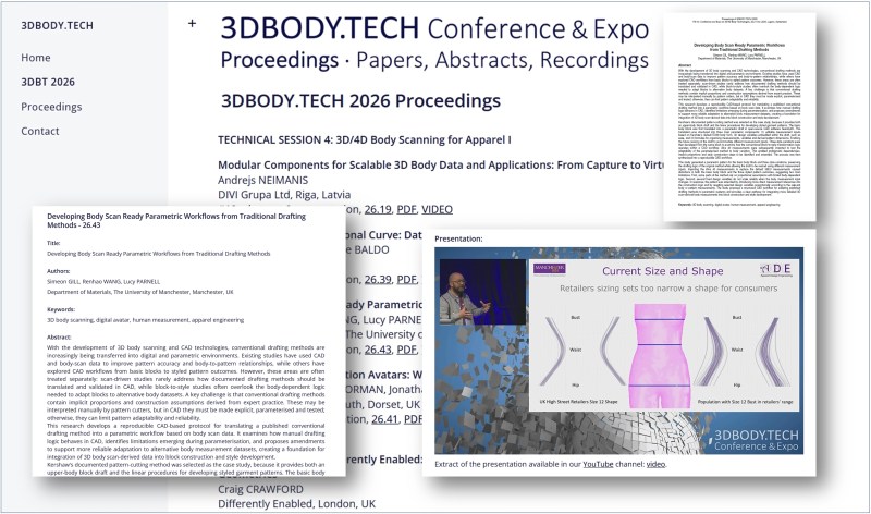 3DBODY.TECH 2026 Proceedings